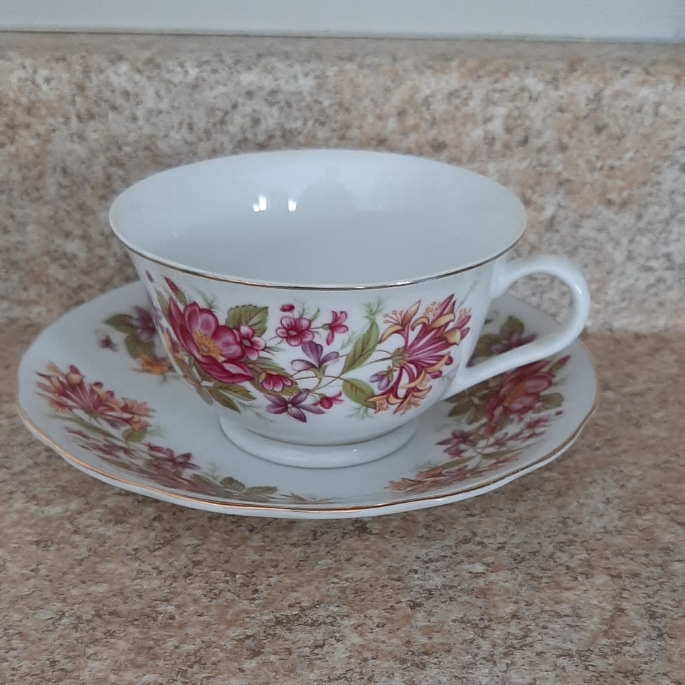 Vintage Cup and Saucer Set